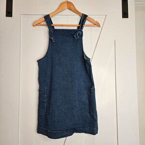 Ag Adriano Goldschmied Jeans Girls' Joslyn Denim Jumper Dress, Girls Large